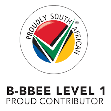 Proudly South African, B-BBEE Level 1 Contributor